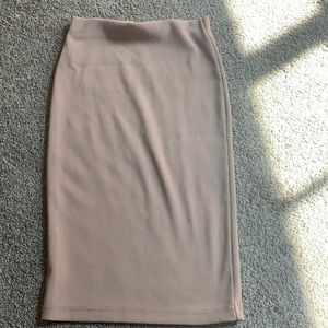 Brown long skirt